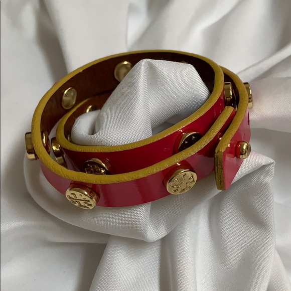 Authentic Tory Burch wrap leather bracelet - Picture 1 of 8